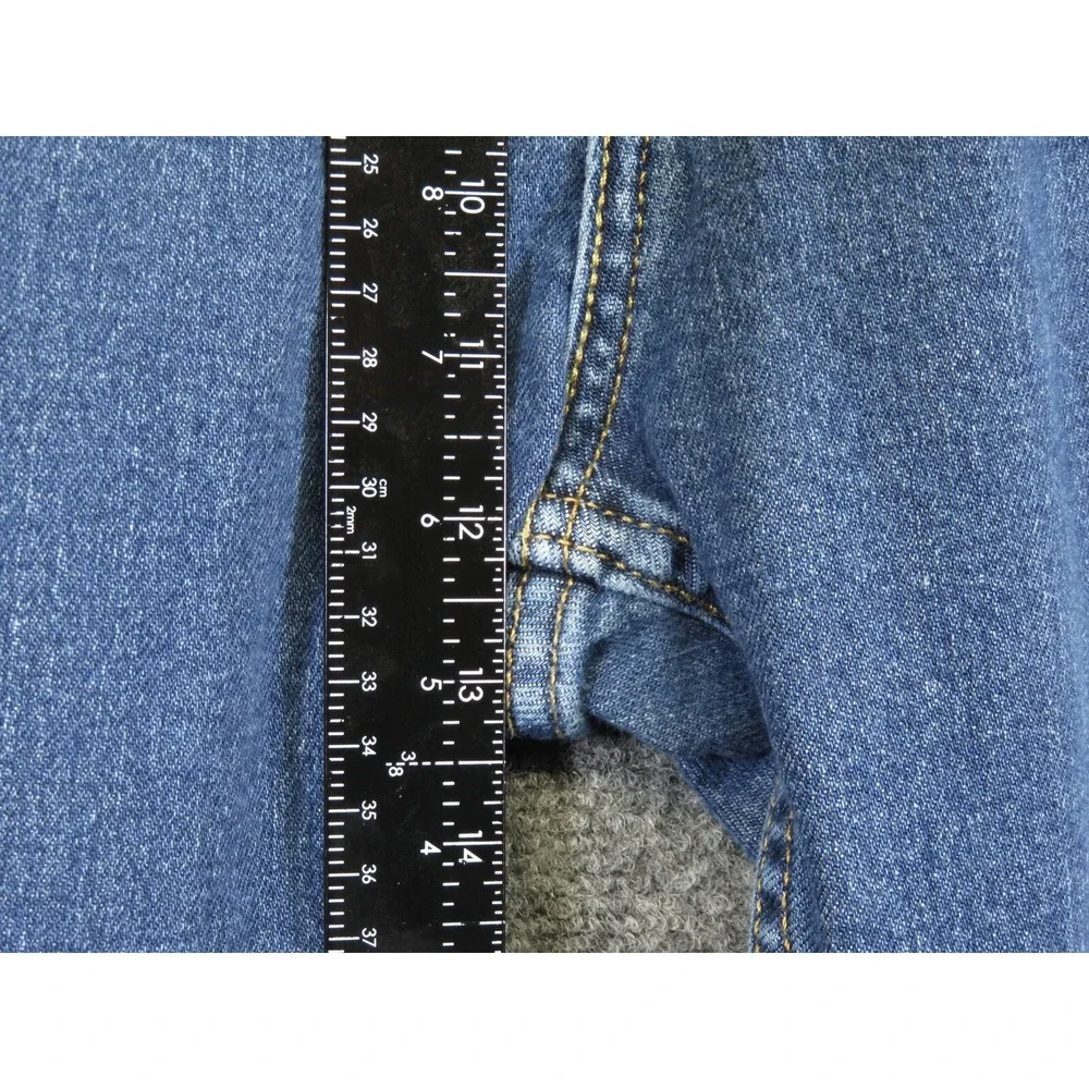 Levi's 505 Jeans Men's 38x30 Blue Regular Fit Straight Leg Western Rancher